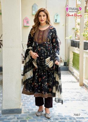 Mystic9 black beauty vol 7 wholesale printed kurti